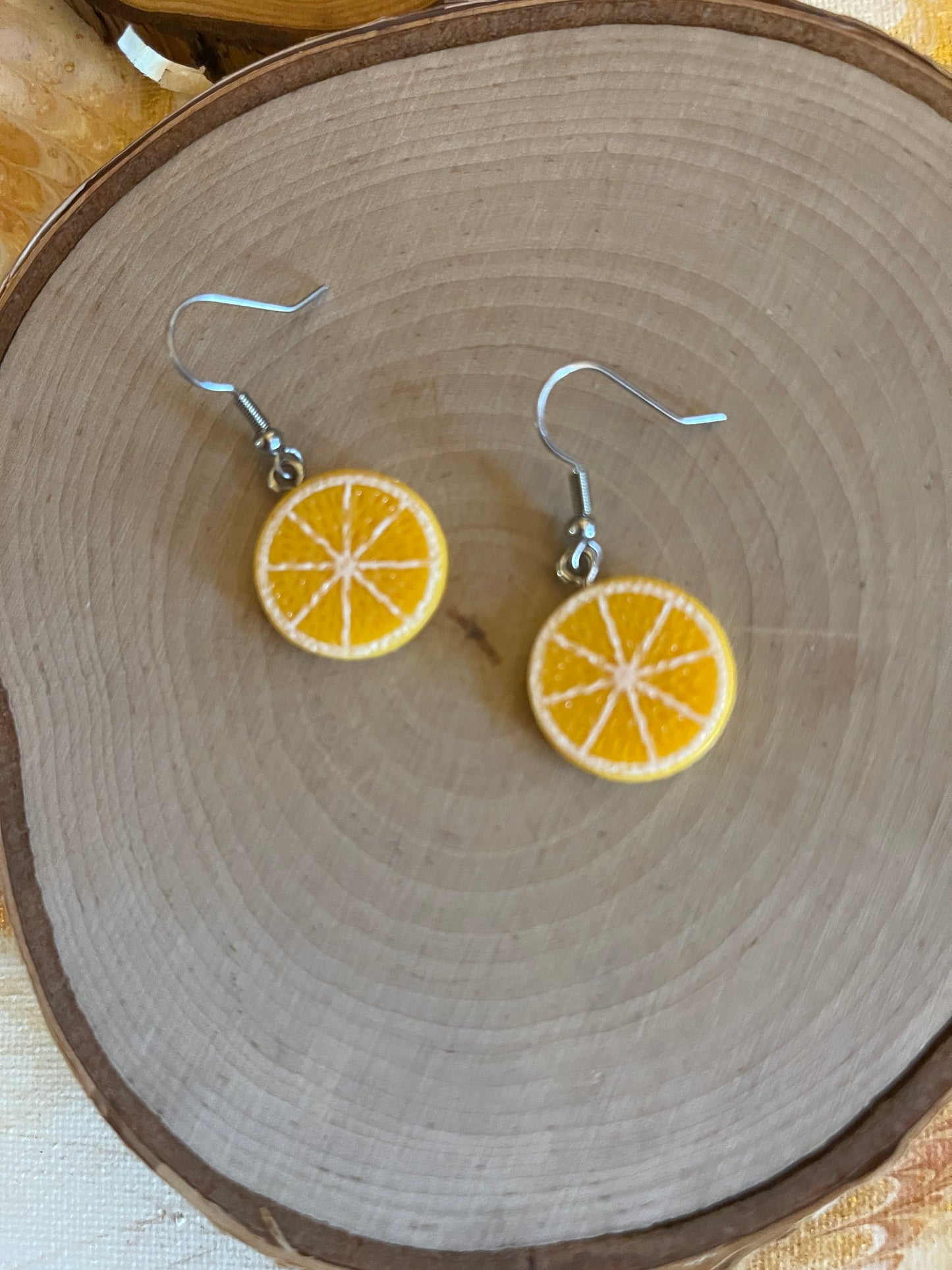 Playful citrus-y twist Lemon Wire EarringsPink tiful of LOVE