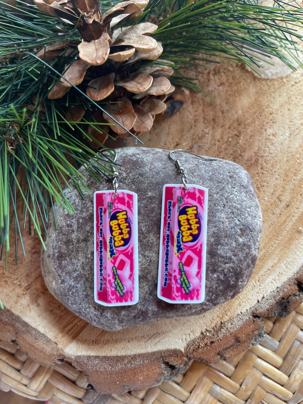 Hubba Bubba Gum Wire Earrings
