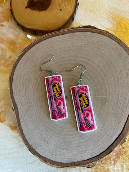 Hubba Bubba Gum Wire EarringsPink tiful of LOVE