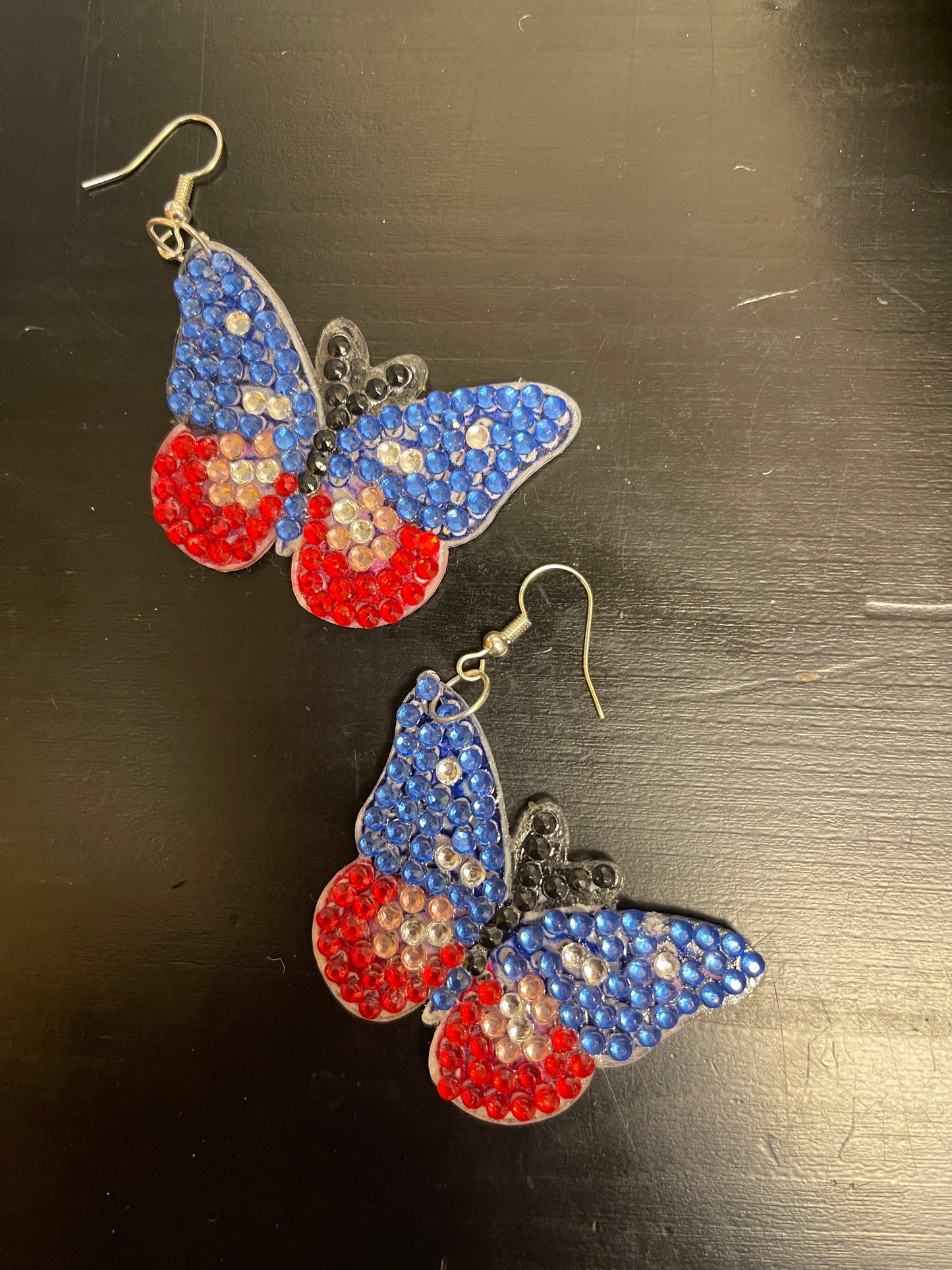 Diamond Painting Butterfly Wire Earrings-10