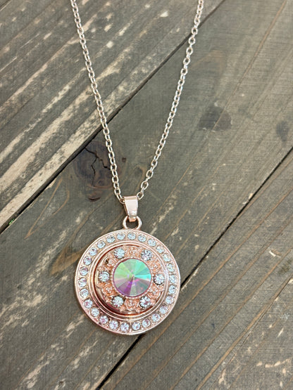 ✨ Rose Gold Snap Necklace & Snap Set