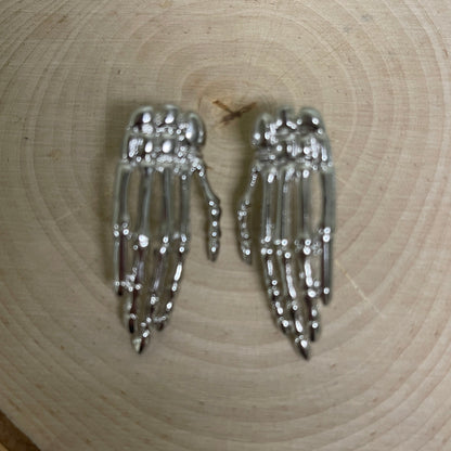Halloween Skeleton Hands stud earringsPink tiful of LOVE