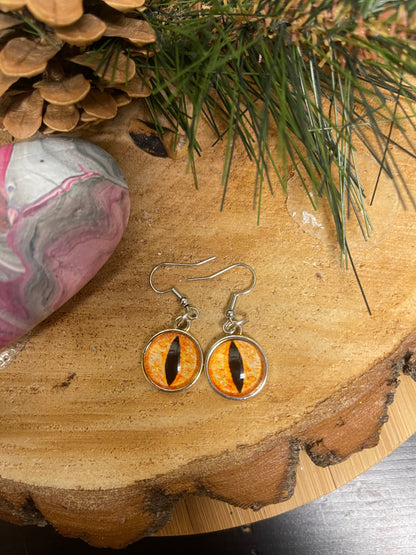 Halloween Eyes-2 Wire  Earrings (4 to choose)Pink tiful of LOVE
