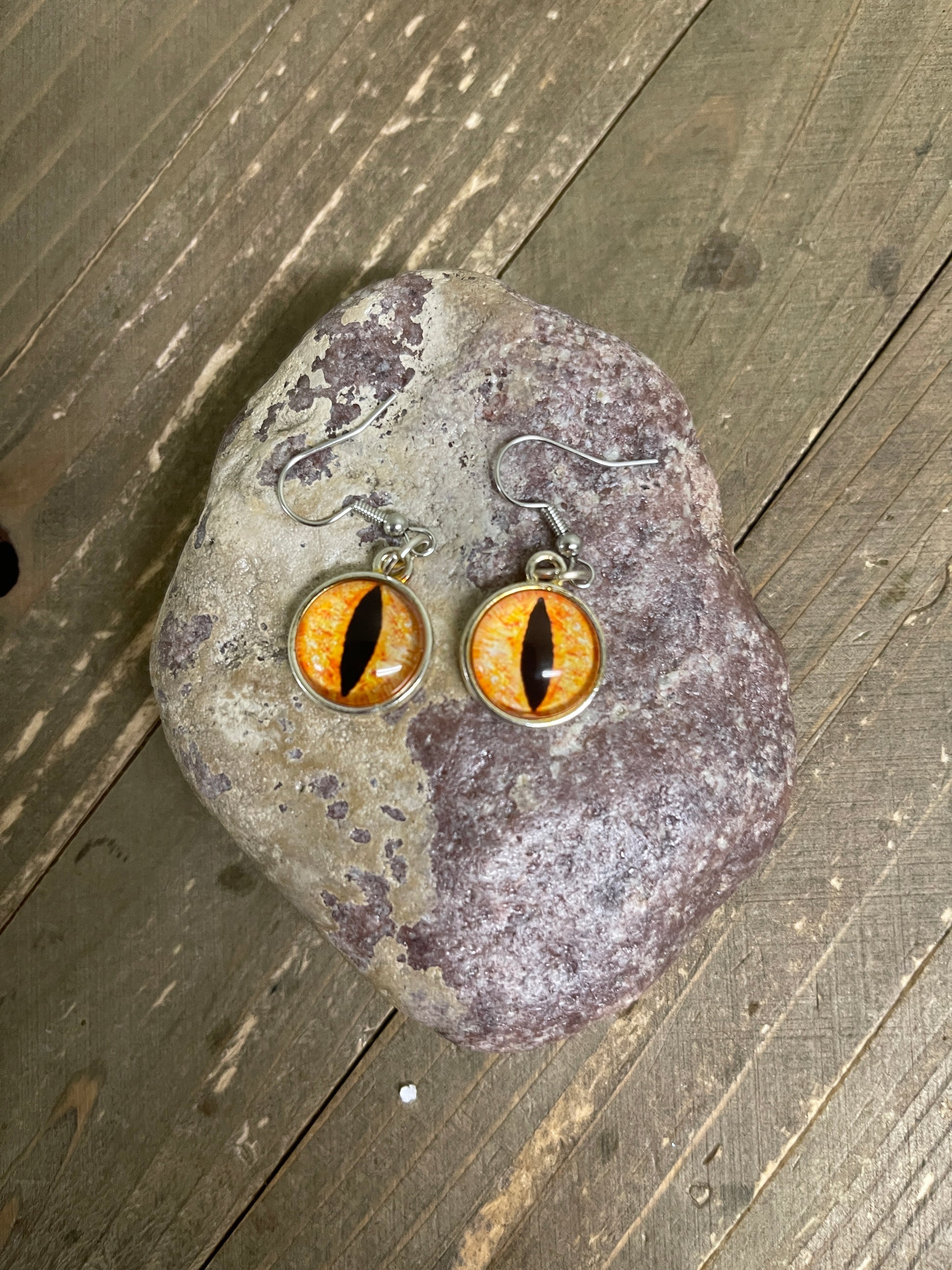 Halloween Eyes-2 Wire  Earrings (4 to choose)Pink tiful of LOVE