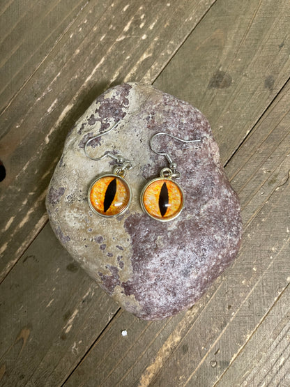 Halloween Eyes-2 Wire  Earrings (4 to choose)Pink tiful of LOVE