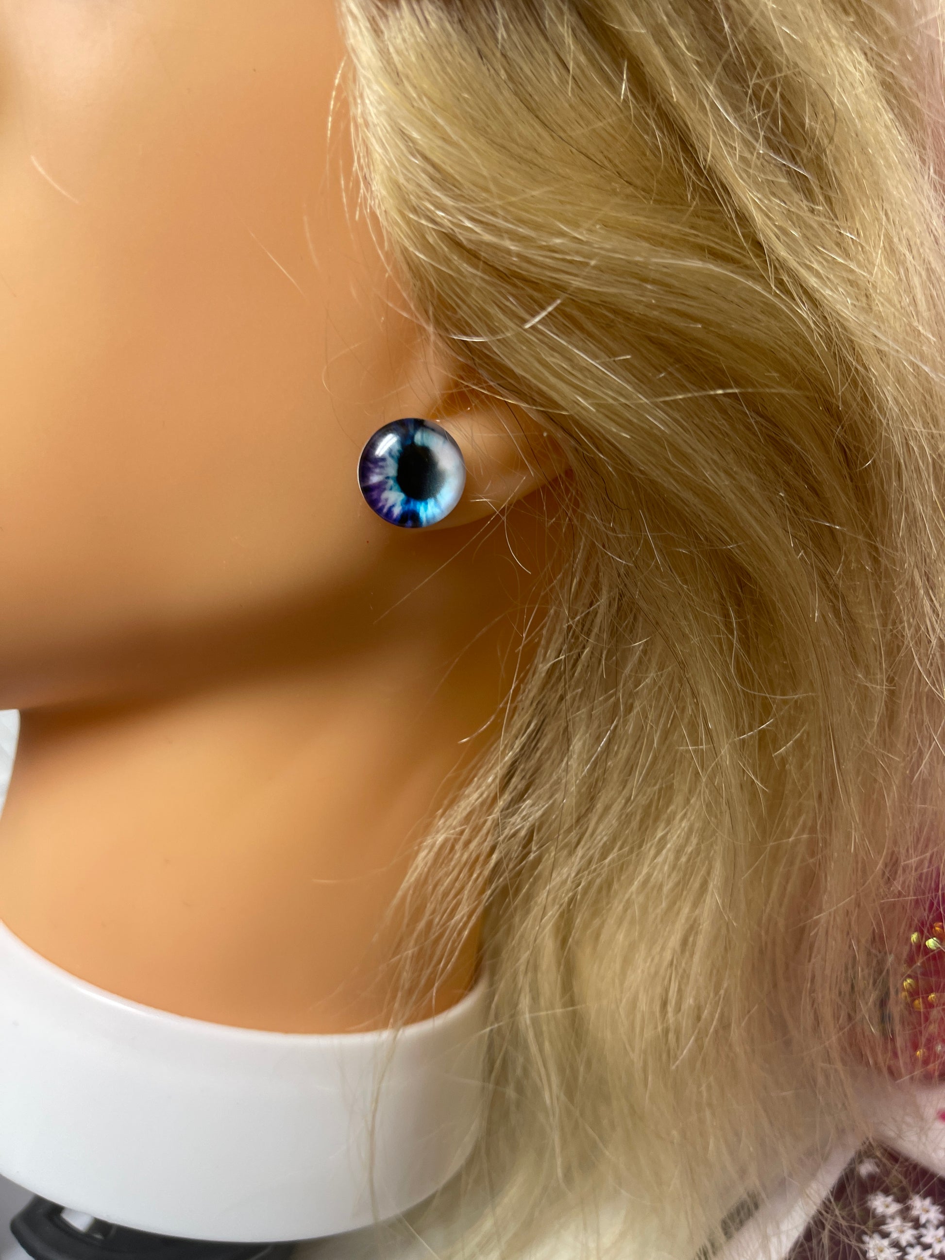 Halloween Eyes-3 Stud  Earrings (4 to choose)Pink tiful of LOVE