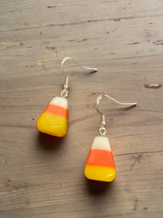 Candy Corn Wire EarringsPink tiful of LOVE