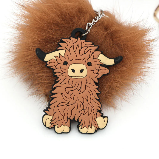 Highland Cow Key Chains