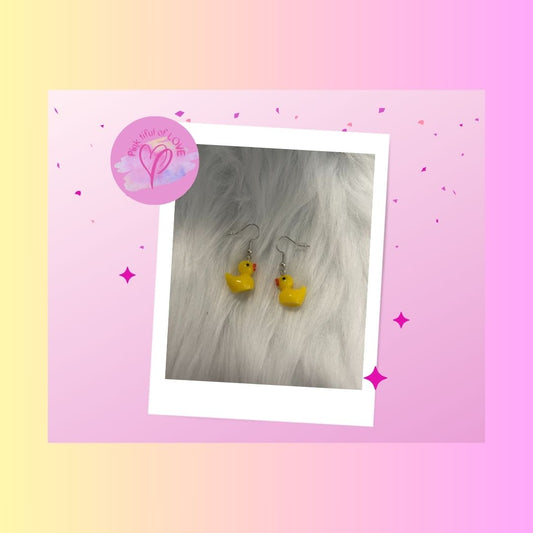 Ducky Wire EarringsPink tiful of LOVE