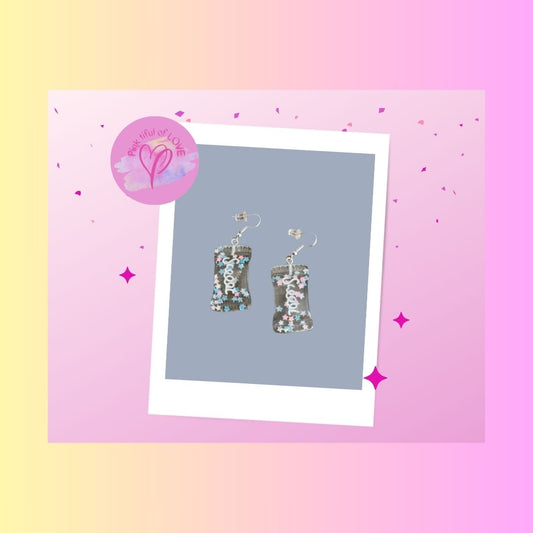 Sweet Candy Wire EarringsPink tiful of LOVE