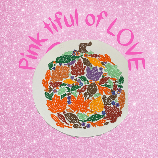 ✨ Diamond Art Fall Pumpkin Painting – Round Canvas Sparkling Décor