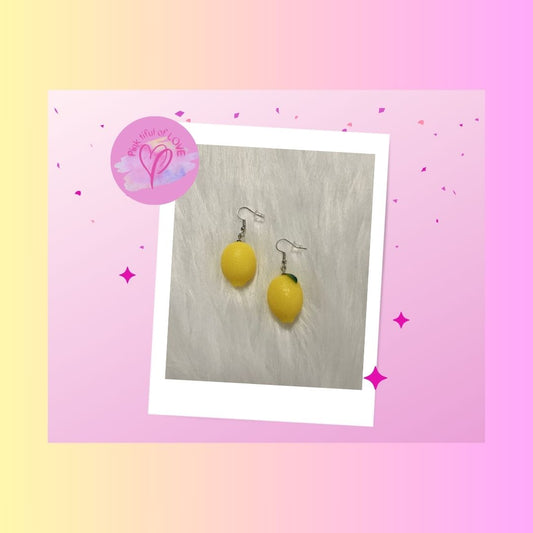 Lemon Wire EarringsPink tiful of LOVE