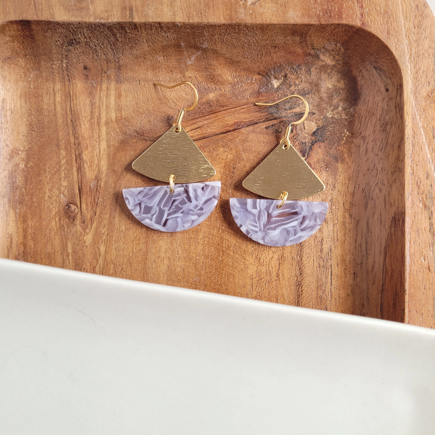 Ava Earrings-Dusty BluePink tiful of LOVE