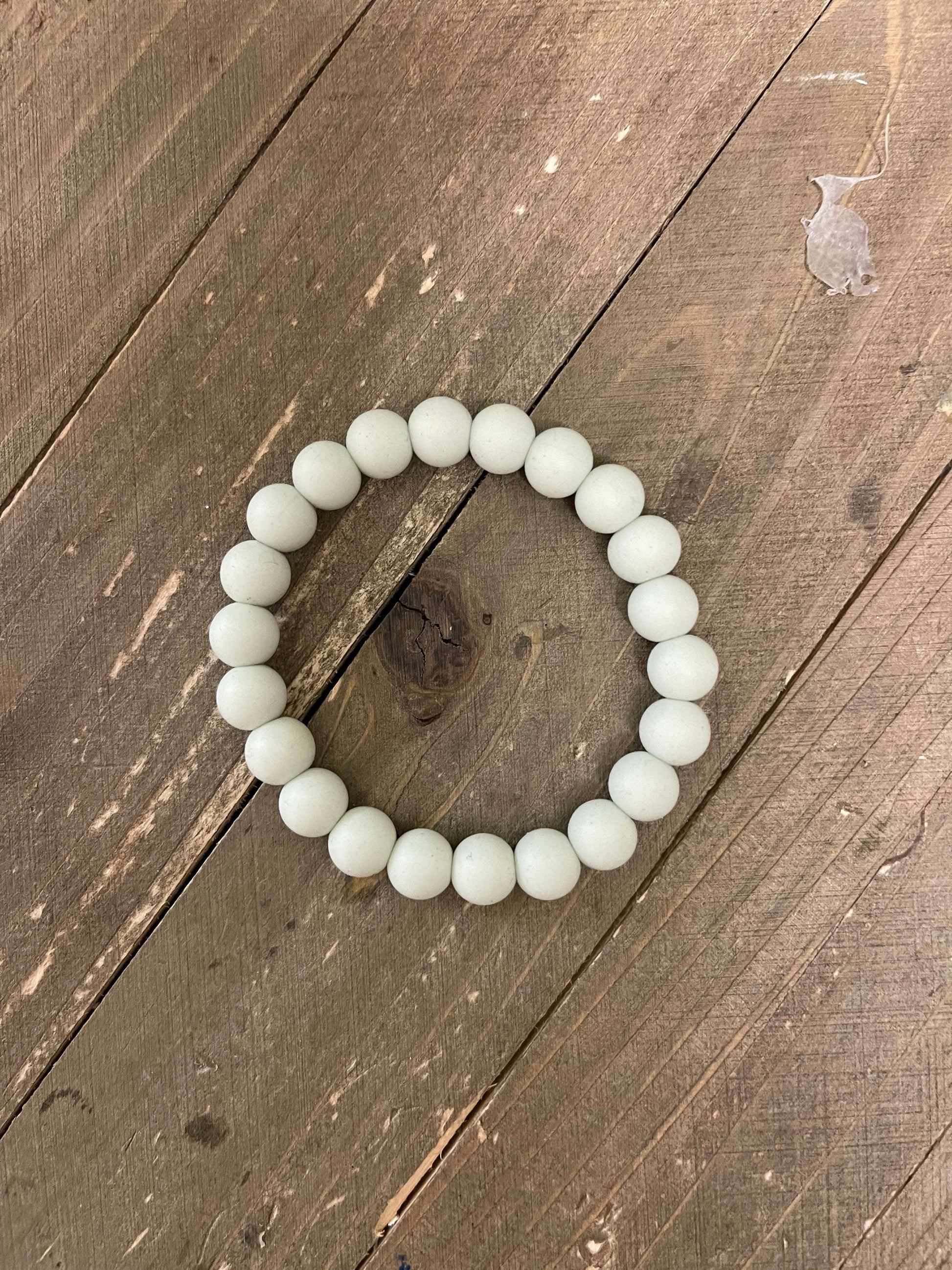 All American-Red, White &amp;amp; Blue Beaded Elastic/Stretch BraceletPink tiful of LOVE