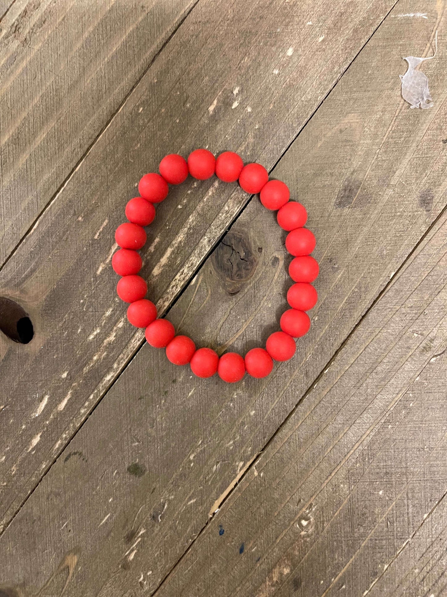 All American-Red, White &amp;amp; Blue Beaded Elastic/Stretch BraceletPink tiful of LOVE