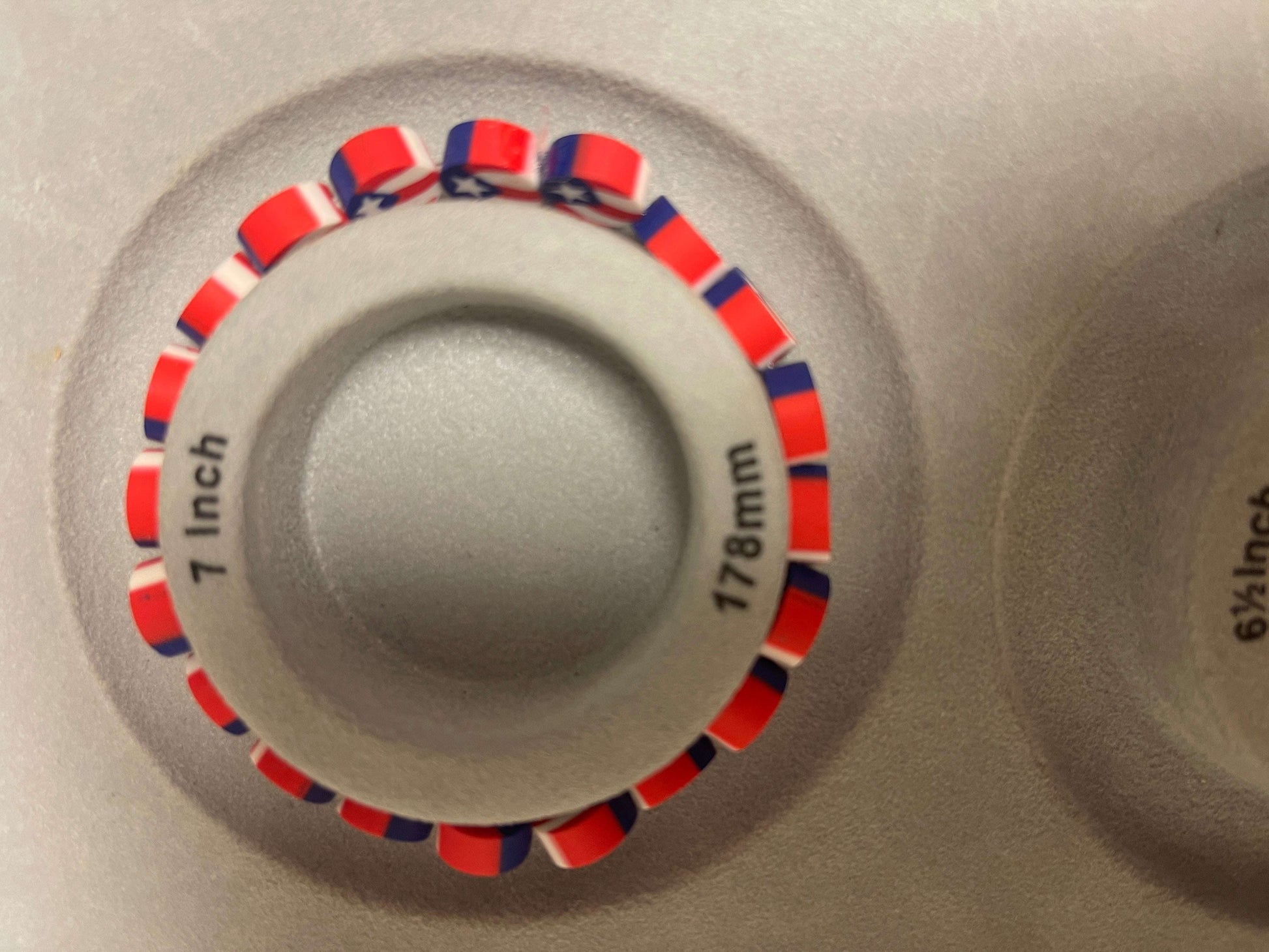 American Flag Clay Beaded Elastic/Stretch BraceletPink tiful of LOVE