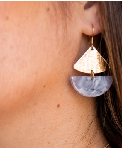 Ava Earrings-Dusty BluePink tiful of LOVE