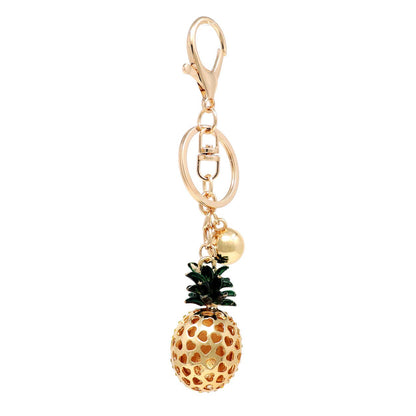 Bling Crystal Pineapple Key Chain