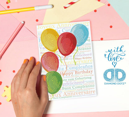DIAMOND DOTZ® - Balloons on High (Card)