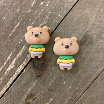 Best Friends Stud Earrings (5 BFF's (animals) to choose from)Pink tiful of LOVE