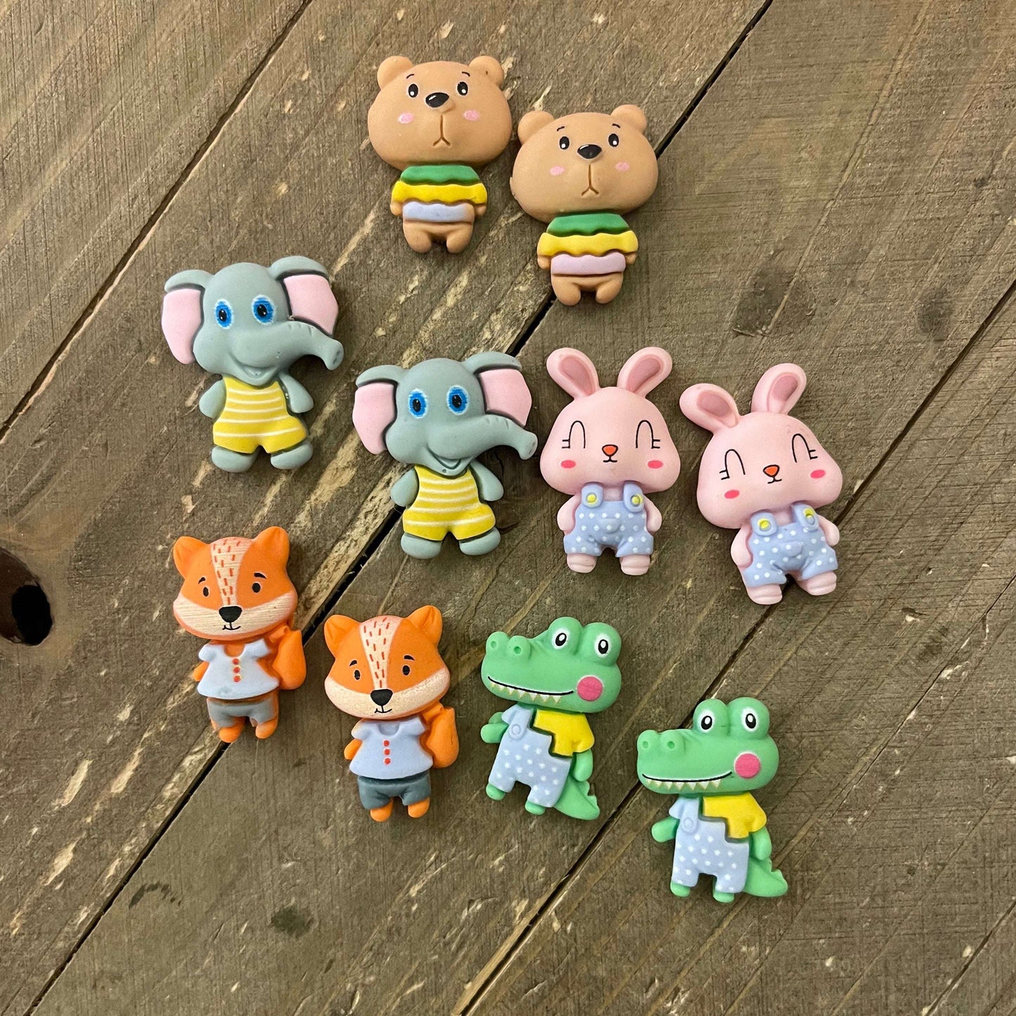 Best Friends Stud Earrings (5 BFF's (animals) to choose from)Pink tiful of LOVE