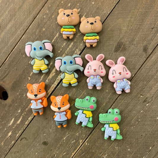 Best Friends Stud Earrings (5 BFF's (animals) to choose from)Pink tiful of LOVE