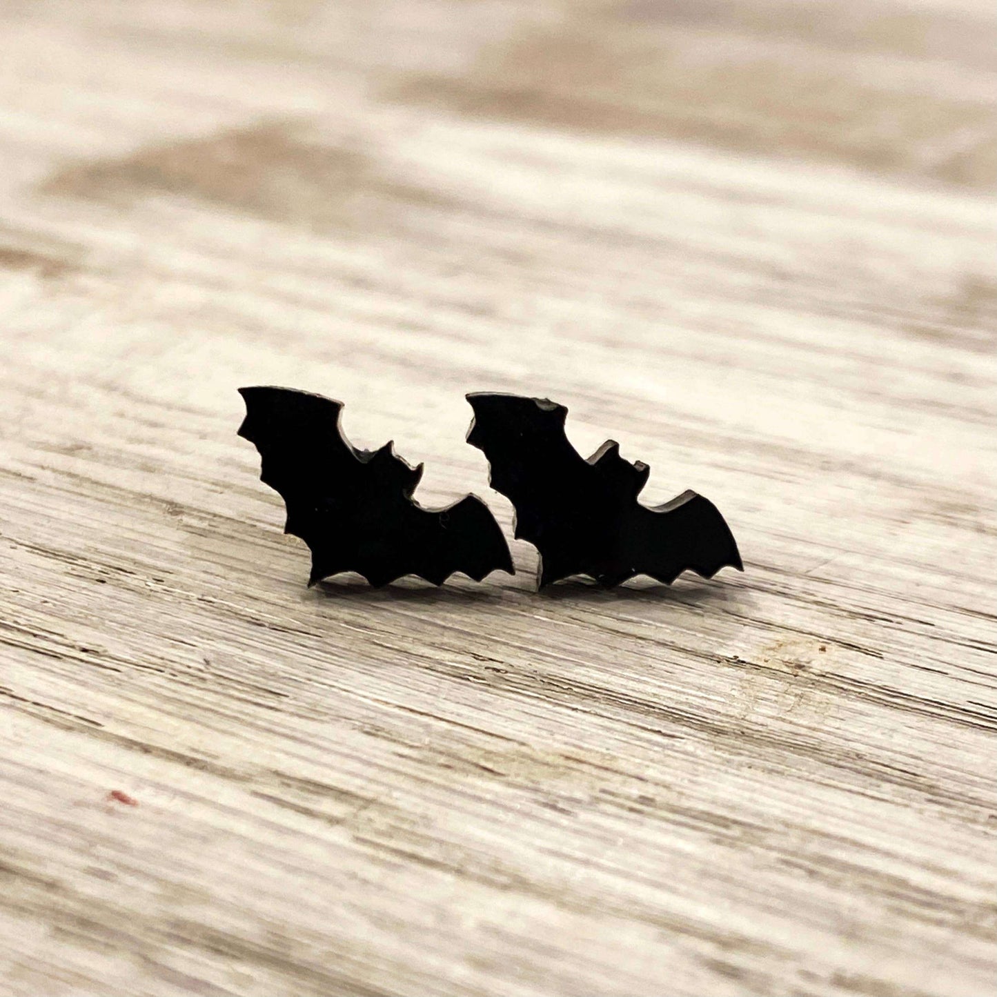 Black Bat Stud EarringsPink tiful of LOVE