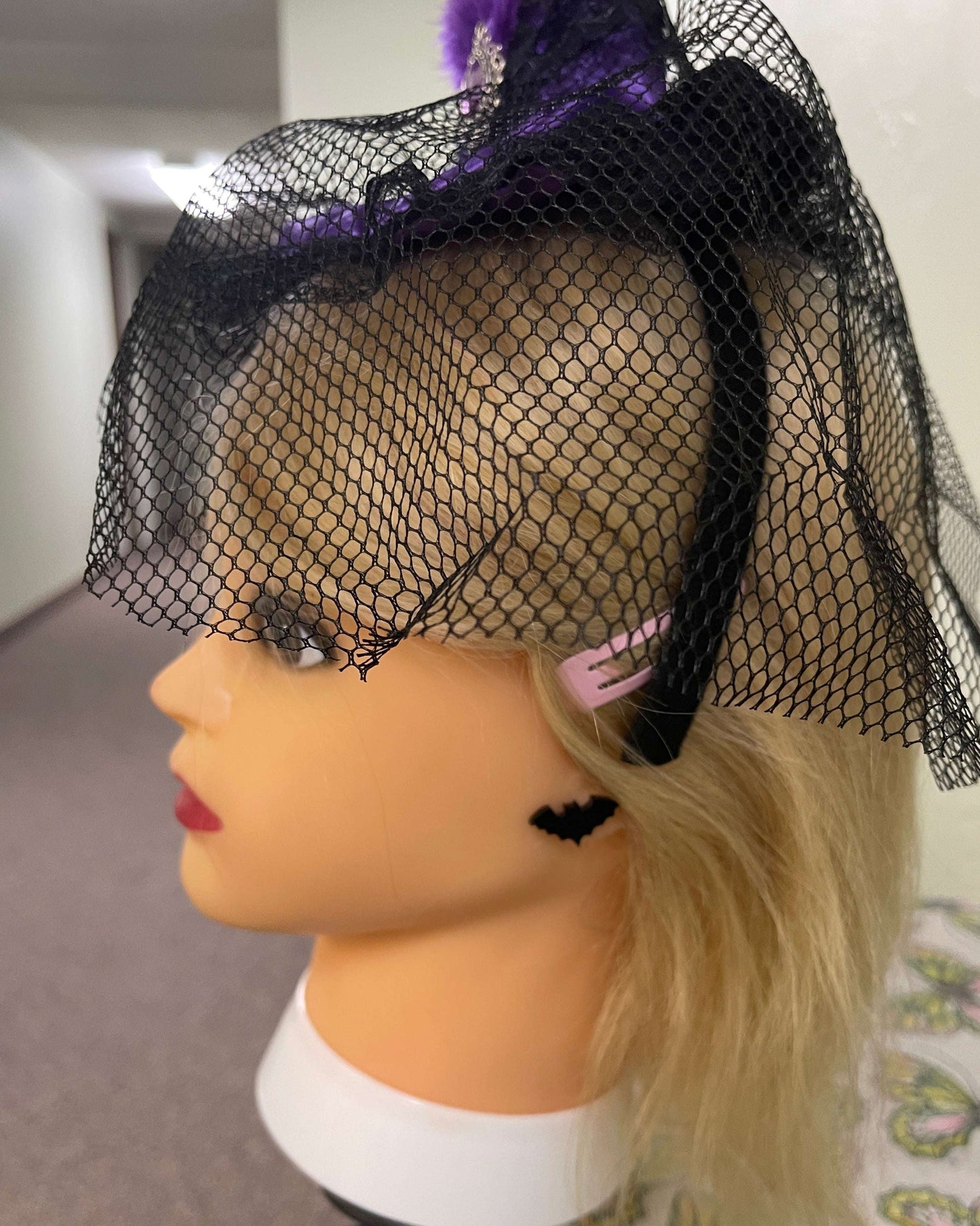 Black Bat Stud EarringsPink tiful of LOVE