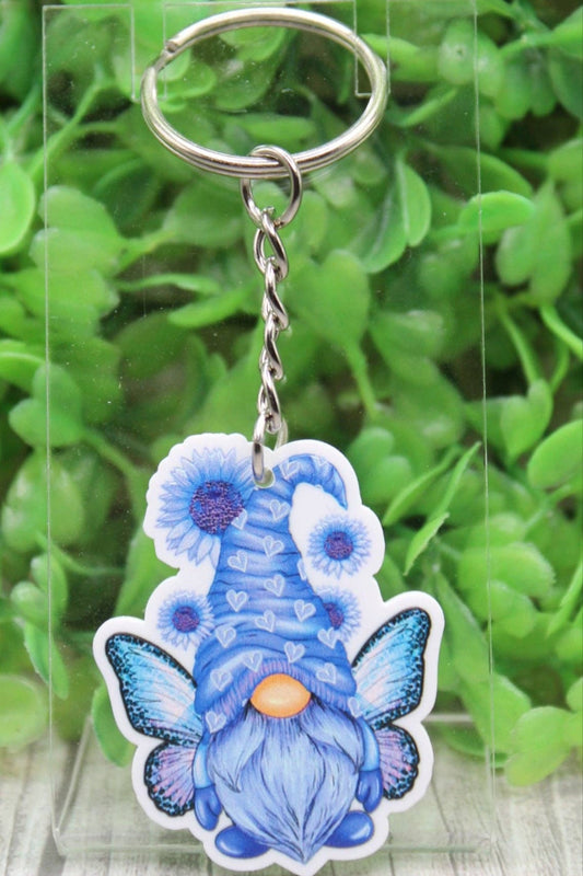 🦋 Butterfly Gnome Keychain