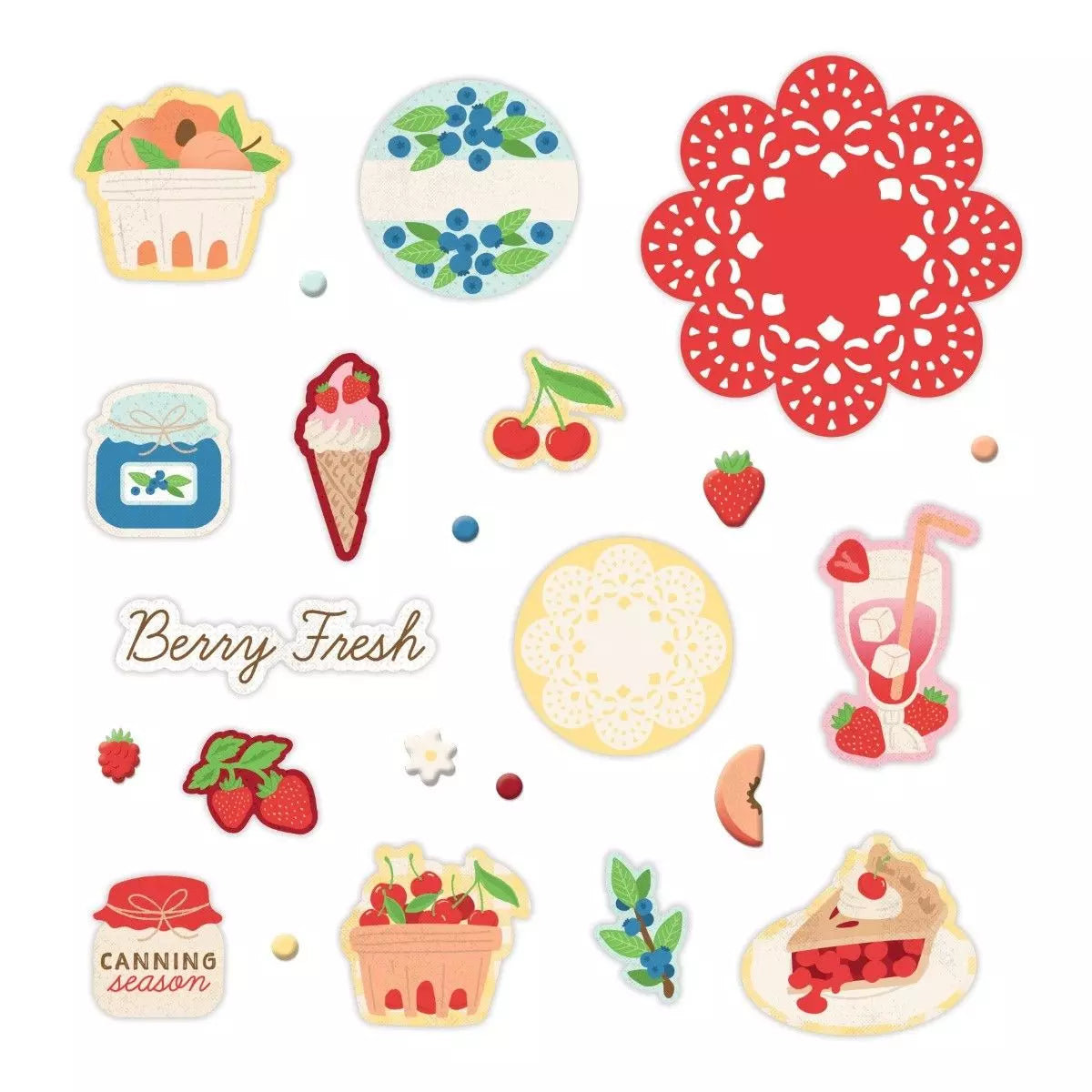 Creative Memories Berry Harvest Embellishments