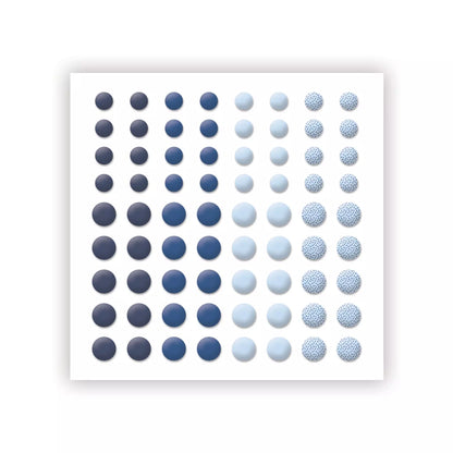 Creative Memories Blue Floral Essential Embellishments