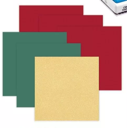 Creative Memories Magic of Christmas Cardstock & Shimmer Sampler Paper Pack (6/pk)