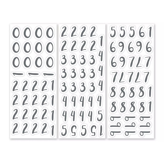 Creative Memories Gray Number Stickers (3/pk)Pink tiful of LOVE