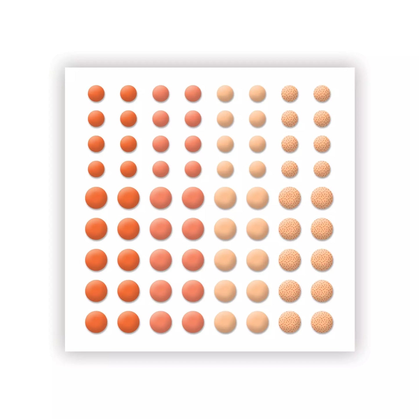 Creative Memories Orange Floral Essential Embellishments