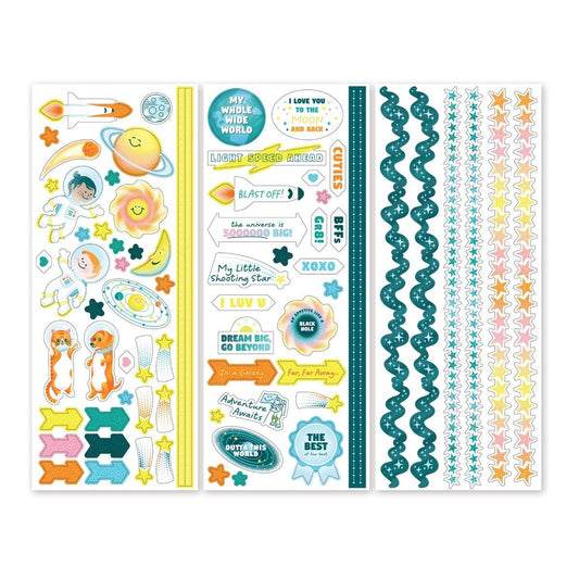 Creative Memories Outta This World Stickers (3/pk)