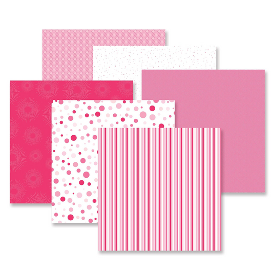 Creative Memories Totally Tonal Soft Pink Paper Pack (12/pk)Pink tiful of LOVE