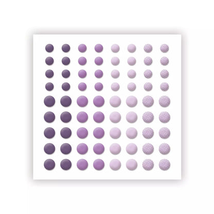 Creative Memories Purple Floral Essential Embellishments