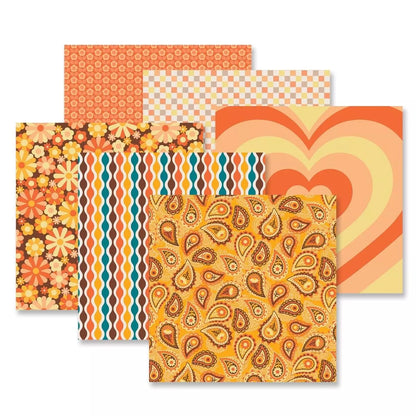 Creative Memories Retro Vibes  Paper Pack (12/pk)