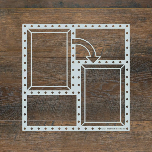 Creative Memories Riveting Arrow Recipe Template