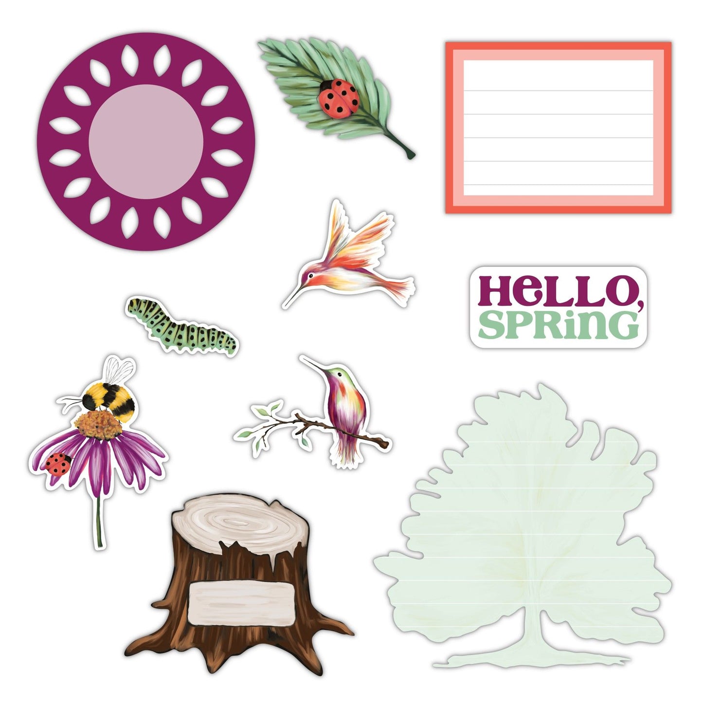 Creative Memories Painted Garden Embellishments