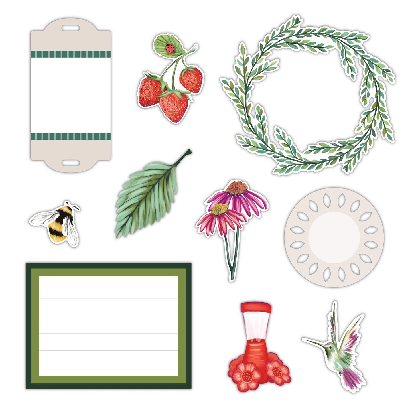 Creative Memories Painted Garden Embellishments