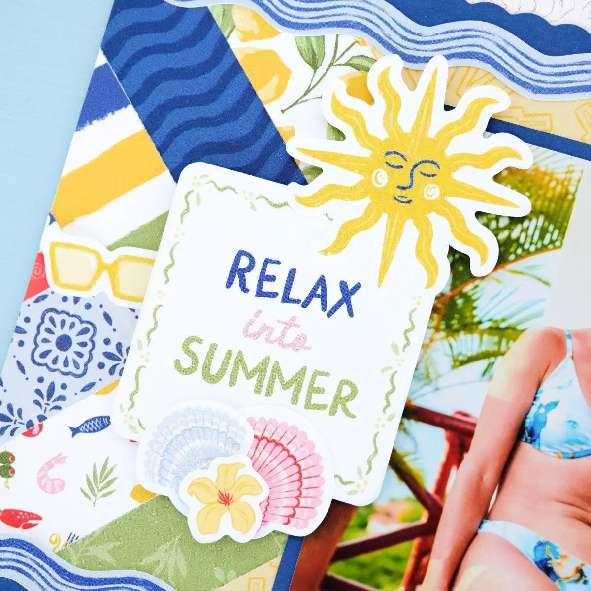 Creative Memories Relax into Summer Stickers (3/pk)
