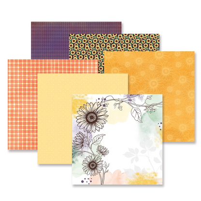 Creative Memories Sunflower Fields Paper Pack