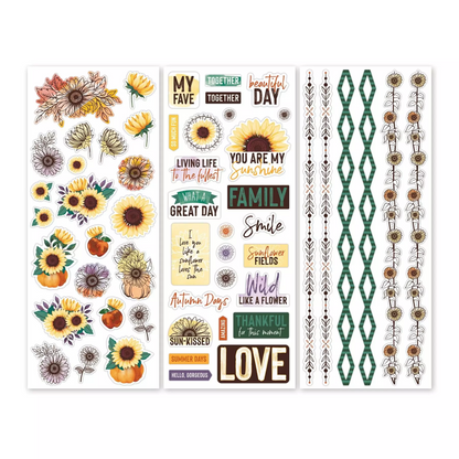 Creative Memories Sunflower Fields Stickers (3pk)Pink tiful of LOVE
