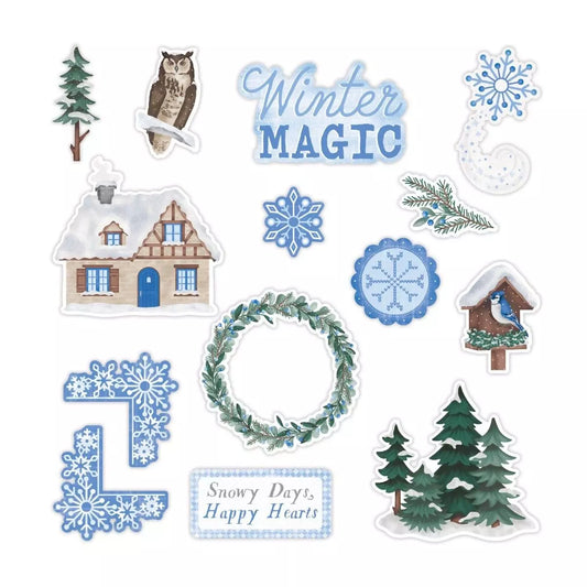 Creative Memories Winter Bliss Embellishments (40/pk)