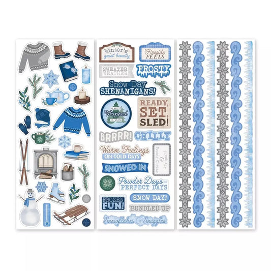 Creative Memories Winter Bliss Stickers (3/pk)