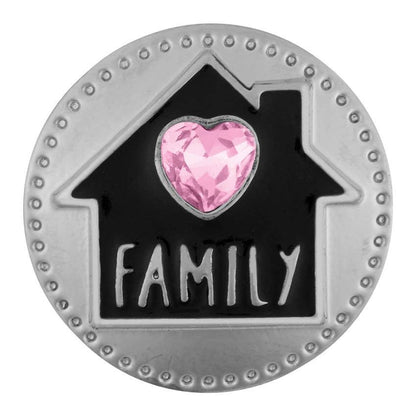 Starter Set-2 for Interchangable Jewelry (9 Snaps &amp; 1 snap stretch bracelet)Pink tiful of LOVE