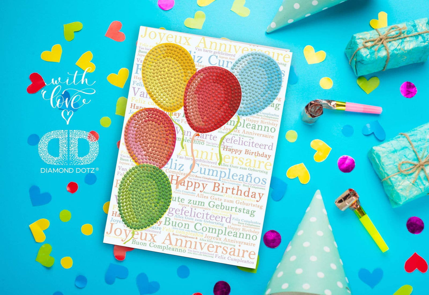 DIAMOND DOTZ® - Balloons on High (Card)