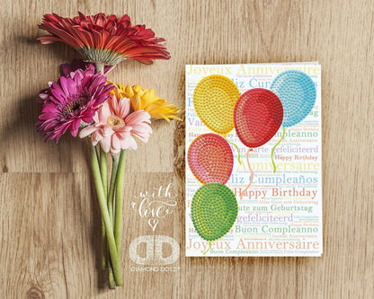 DIAMOND DOTZ® - Balloons on High (Card)