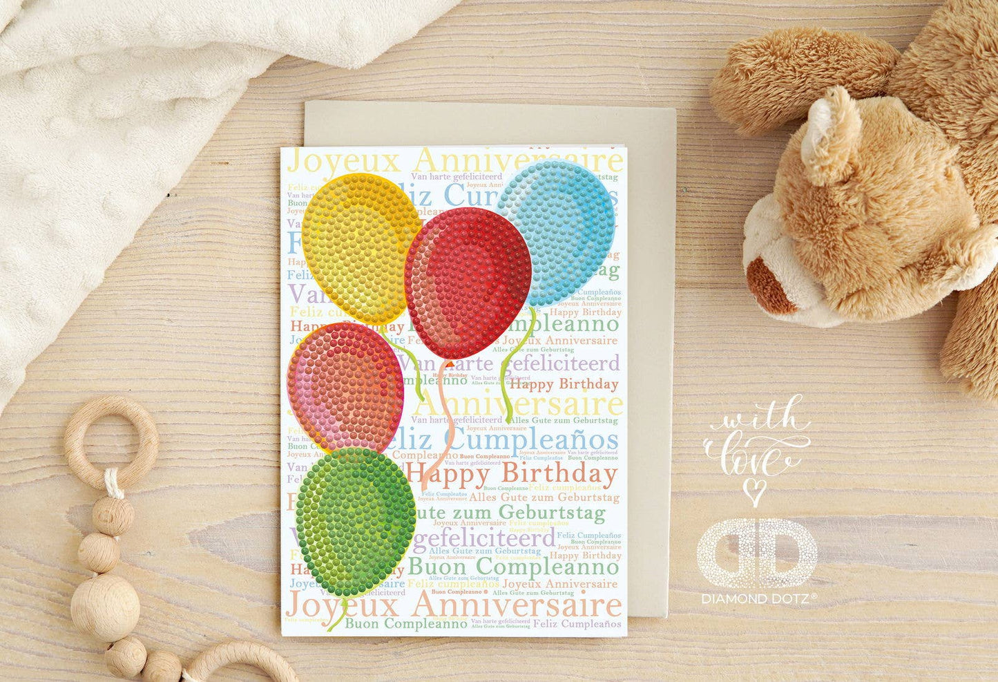 DIAMOND DOTZ® - Balloons on High (Card)